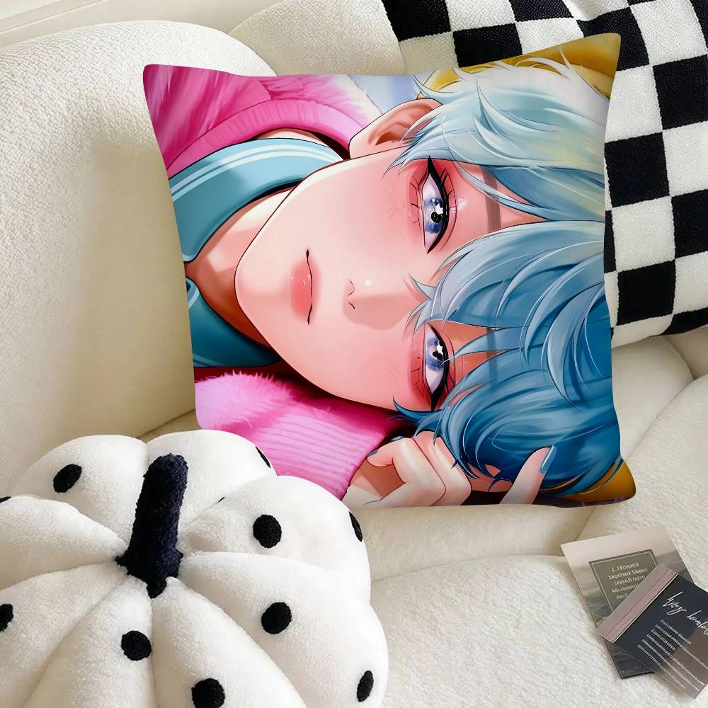 Kpop Demon Hunters Pillow Case Square Pillow Bedroom Sofa Leisure Comfort Cushion Car Home Decoration