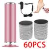 Electric Foot File Callus Remover Rechargeable USB Foot Grinder with 60 Pcs Sandpapers Adjustable Speeds Polish Pedicure Tool