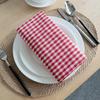 Fabric Napkin Kitchen Towel Wholesale Household Plaid Napkin Cotton, Square Napkin Cloth Tea Towel