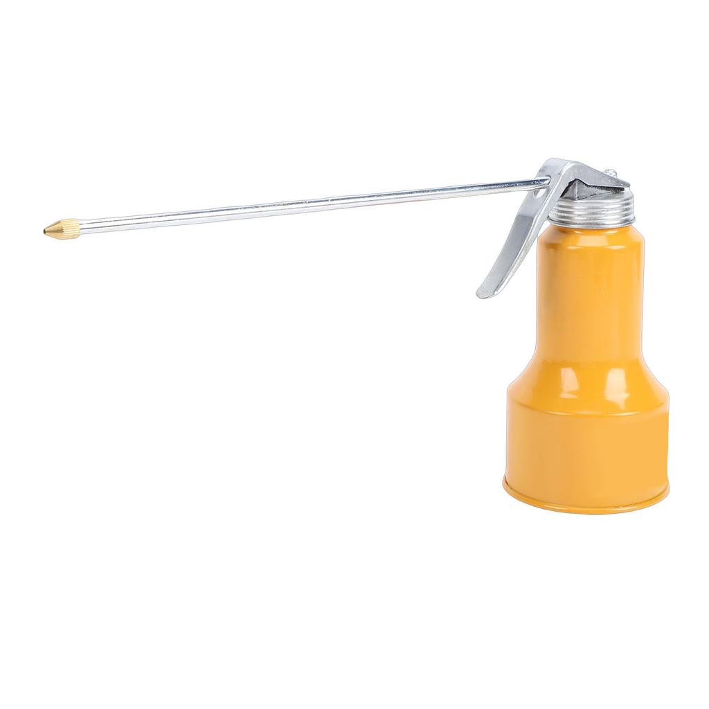 Hand Pump Oiler Can 400ml High Pressure Metal Lubrication Oiling Can Bottle with Metal Spout