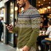 Men's Casual Bohemian Vintage Long Sleeve Shirt