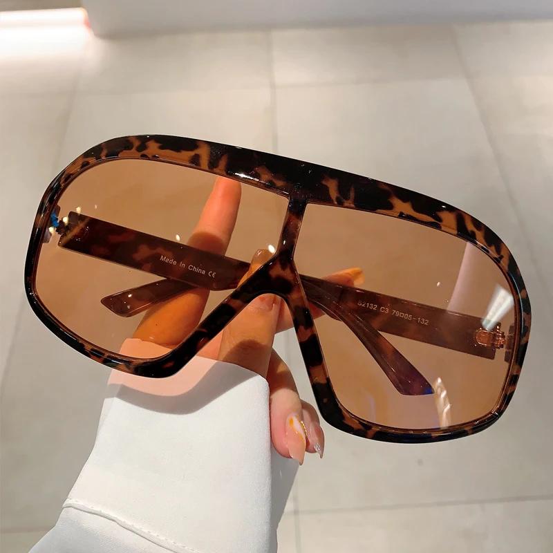 GM LUMIAS Oversize Monoblock Goggle Fashion Candy Color Outdoor Sunglasses Women Trendy Luxury Design Outdoor Anti-UV Shades