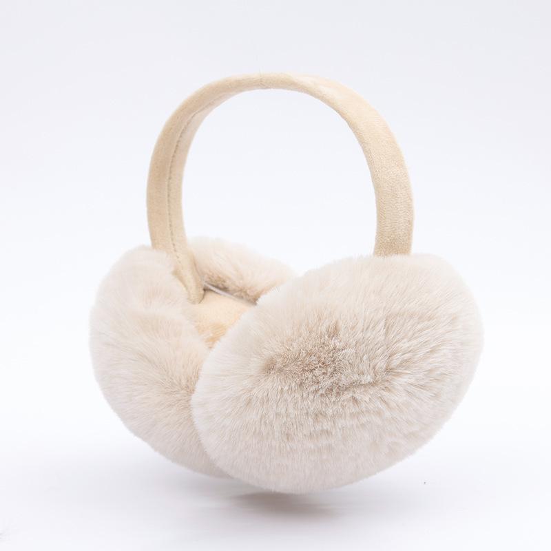 Foldable Faux Fur Winter Earmuffs for Women & Girls - Cute, Warm, Outdoor Ear Warmers