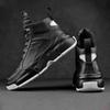 Herren High Top Sneaker Dicke Sohlen Mode Leder Freizeit Board Schuhe Unsichtbare Innere Höhenerhöhung Rutschfeste Sportschuhe