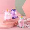 Unicórnio de Desenho Animado Macio Bolha de Cuspir Brinquedo Animal Fofo Bola Macia Pegajosa Squishi Alívio de Estresse Bola de Apertar Sensorial Fidget Brinquedo Engraçado