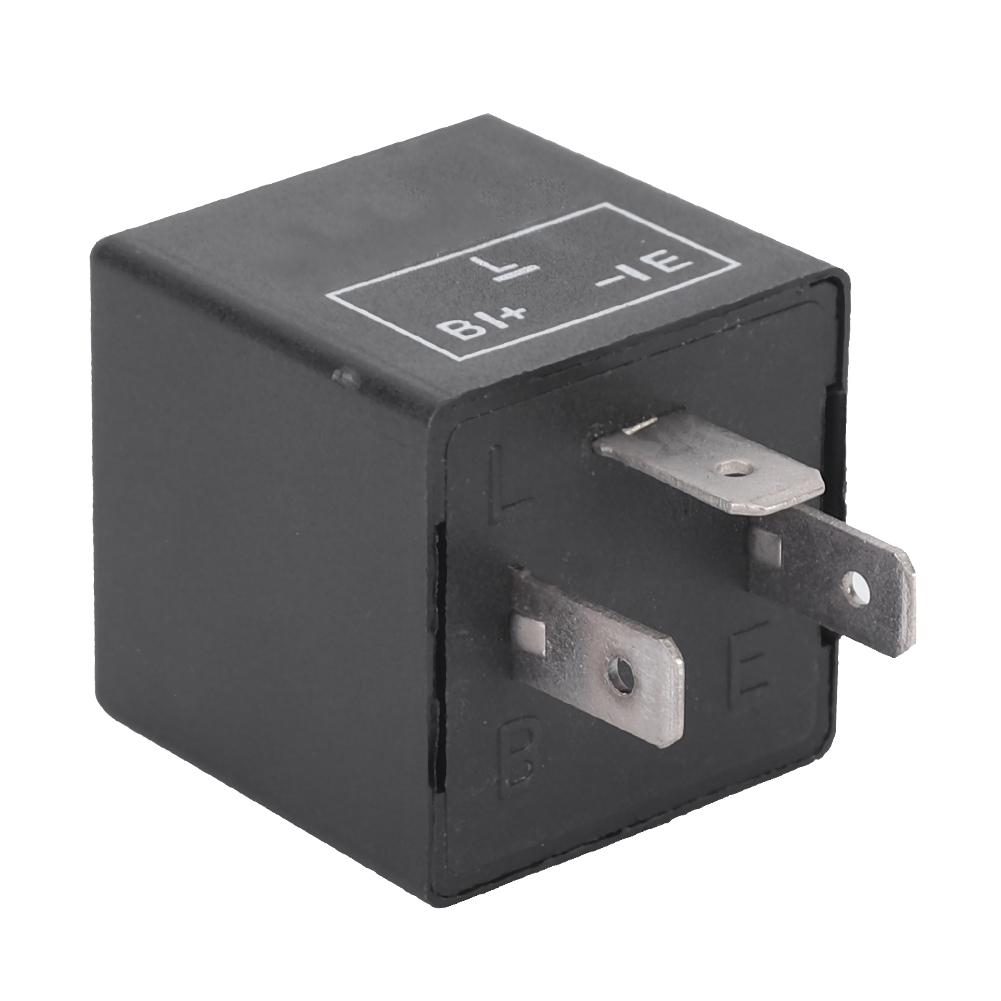 

CF13 Universal 3 Pins Nonadjustable LED Electric Flasher Flash Relay for Car