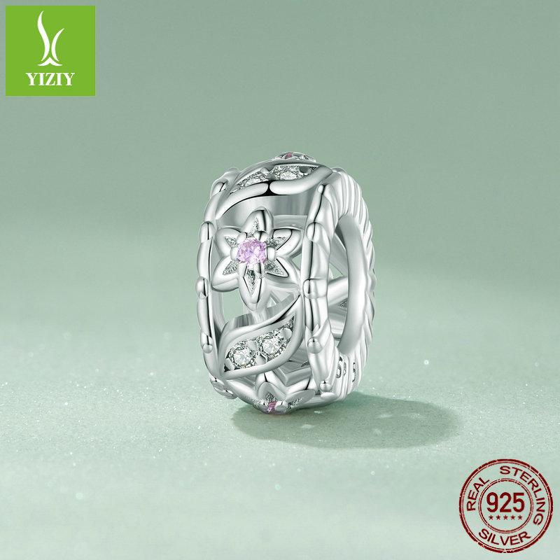 Blumen Rokoko Wind Perlen, Exquisit, Klein Und Elegant S925 Silber Armbandperlen Bsc741