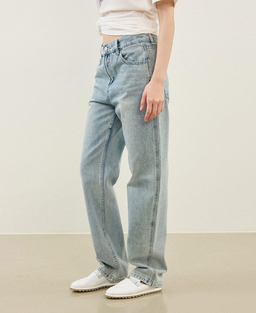 LAFELSORTOF Washed Denim Pants