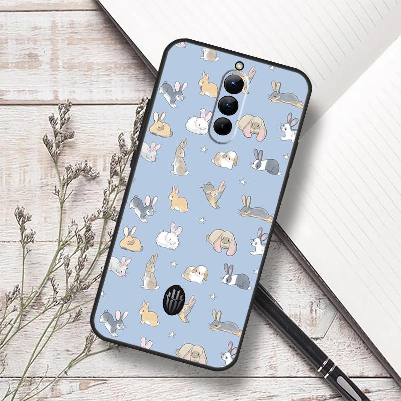 Bunny Rabbits Case For ZTE Nubia Red Magic 11 10 9 8 8S 9S 10S Pro Plus 6 7 6S 7S Pro 5G 6R 10 Air Funda