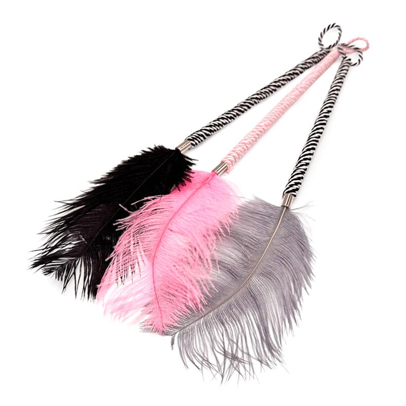 Flirting Clitoris Tickle Feather Erotic Whip Spanking Adult Sex Toys For Women Product Teasering Nipple Erotic Accessory