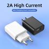 10W USB Charger 2A Fast Charging QC3.0 Wall Charging Adapter For Xiaomi14  OPPO Quick Charge 3.0 EU/US Plug Phone Charger