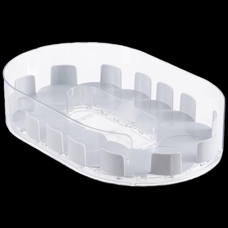Rotating Refrigerator and Kitchen Countertop Organizer