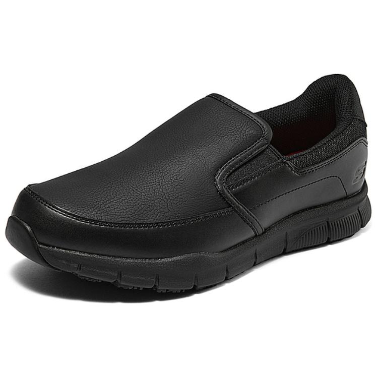 Skechers Arbeitskomfortable Vielseitige Niedrige Freizeitschuhe Herren Sneaker Schwarz 77157W-BLK