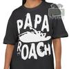 Papa Roach Band T-Shirt, Jacoby Shaddix Jerry Horton Shirt, Nu Metal Rock Grafik Konzert Tour Tee