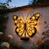 Outdoor Decorative Light Solar Butterfly Wall Sconce for 1.2V/0.5W Wall Mounted