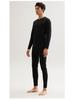 Men's and Women's Skin-Friendly Thermal Underwear Suit - Pure Cotton, Solid Color, Thin Design, Antibacterial, Large Sizes, Autumn/Winter Wear