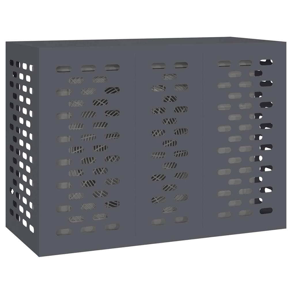 Air Conditioner Cover Anthracite 110 x 50 x 80 cm Steel