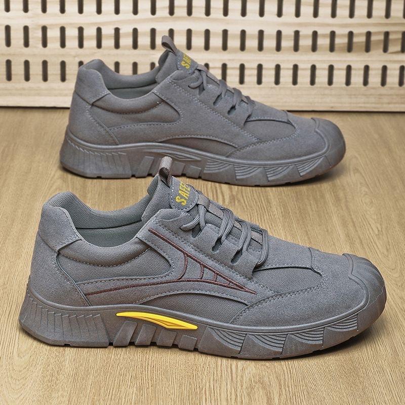 

Men s shoes summer new breathable soft sole not tired feet labor insurance shoes non-slip wear-resistant men s sports shoes casual tooling shoes 39