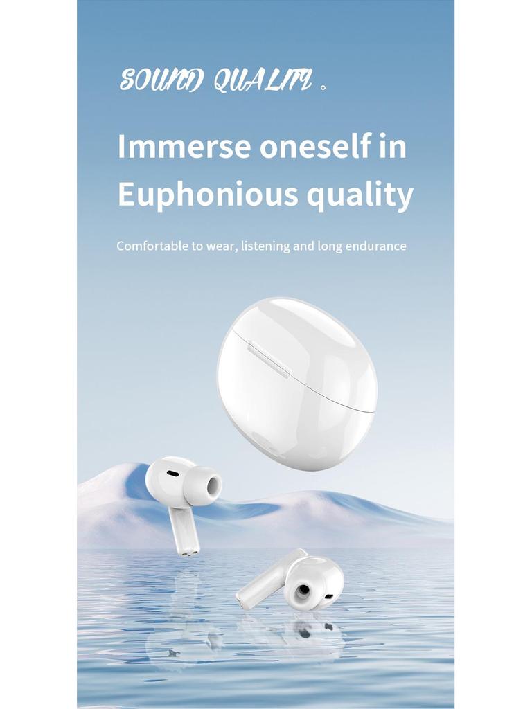 J20 Wireless Bluetooth 5.3 TWS Earbuds: Touch Control, Sports-Ready, Dual-Ear High-Quality Headset