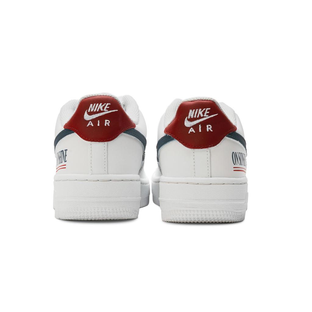 Nike Air Force 1 Abrasion Resistant Slip Resistant Low Top Skateboard Shoes Women's White DD8959-100(Team44-)