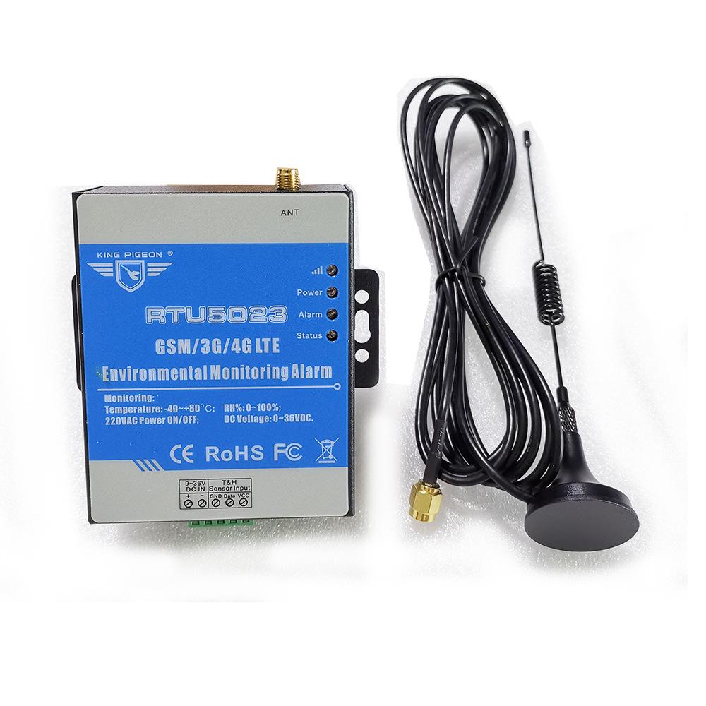 RTU5023 GSM Environmental Monitor: 2G/3G/4G Temperature & Humidity SMS Alarm with Mobile App Control