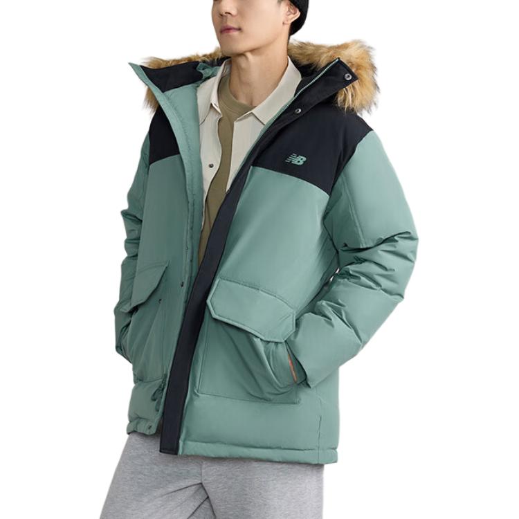 New Balance Warm WITH Down Jacket Men's Green AMJ43357-DKJ