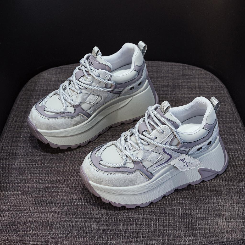 Small and Thick soled Forrest Gump Shoes for Women 2025 Autumn Women's Shoes Casual Fashion Versatile Dad Shoes Women's Shoes