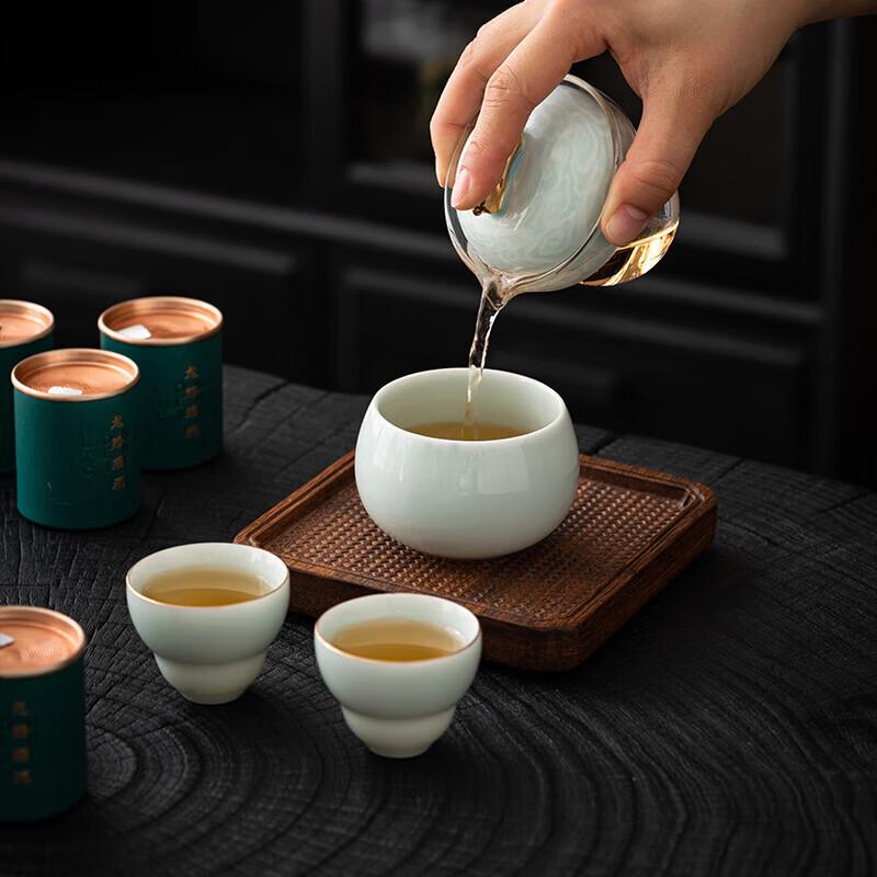 Dragon's Blessing Ceramic Tea Set Gift Box