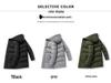 Plus Size Men's Mid-Length Thickened Winter Cotton Jacket