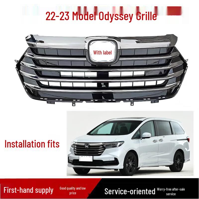 Compatible Front Grille Assembly with Ventilation for Honda Odyssey Models 2018-2023