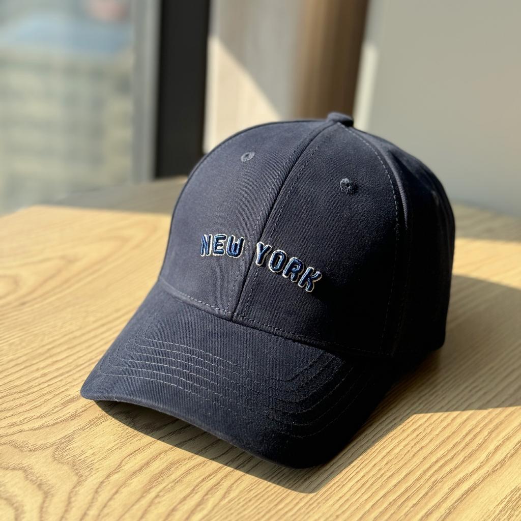 Korean-style Letter Embroidery Hard cap2026Trendy and Versatile Internet Celebrity Baseball Cap for Women, Sun Protection Hat for Men