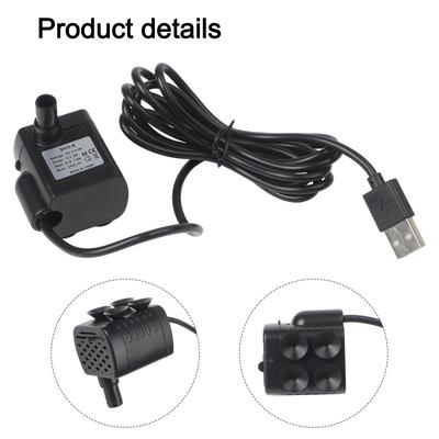 1Pc Fountain Water Pumps 30-60cm PET Laminating For Pond Pool Fish Ultraquiet Brushless Pump Garden Decoration