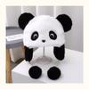 Baby Hat Winter Children's Scarf Integrated Cute Bear Ear Hat Autumn and Winter Warm Knitted Hat