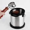 Watchget Knock Box, Kaffeesatzbehälter, Knock Box, Kaffeesatz-Eimer, Große Kapazität 1,8L, Abnehmbarer Edelstahl, für Heim- und Gewerbegebrauch, S
