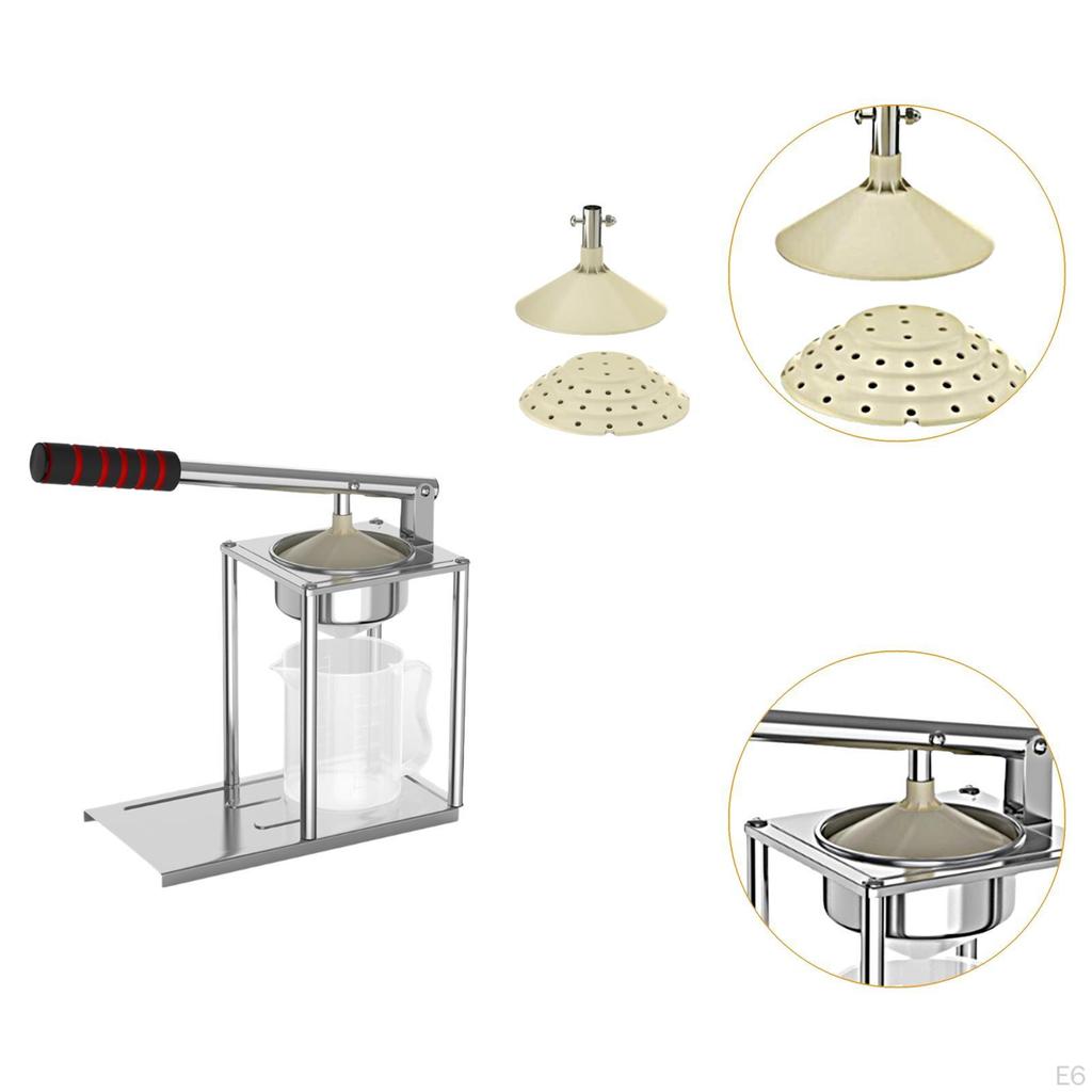 Hand Press Fruit Juicer Juice Extractor Maker Kitchen Gadget Efficient Space Saving Manual