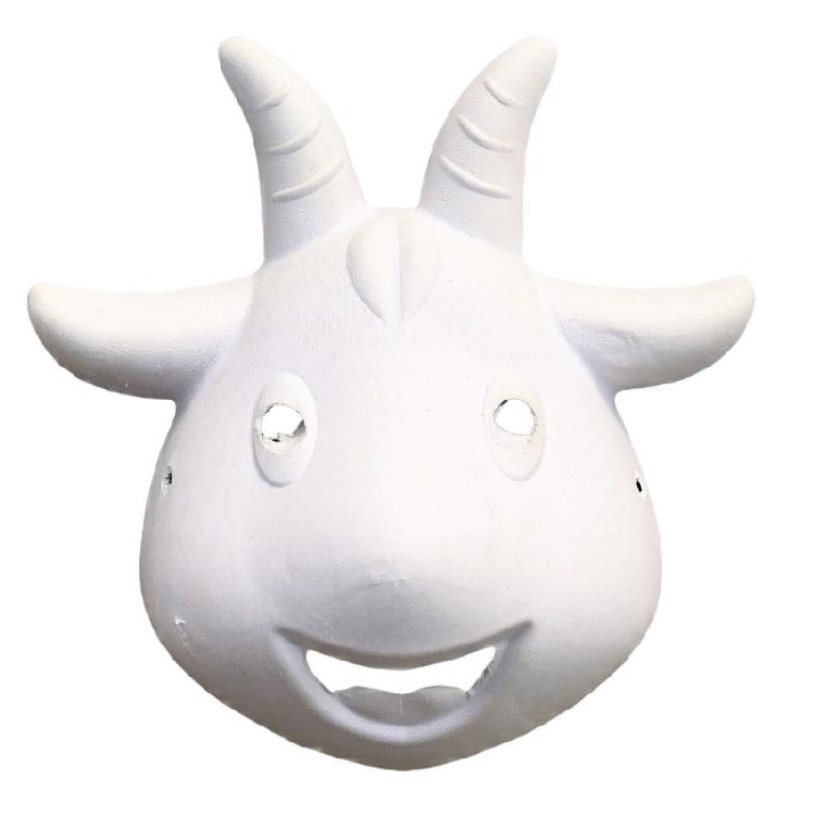 White DIY Blank Paintable Mask Blank Costume Mask DIY Full Face Mask Paintable