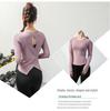 Women's Sexy Long Sleeve Yoga and Fitness Top, Quick-Drying, Slim Fit for Autumn and Winter