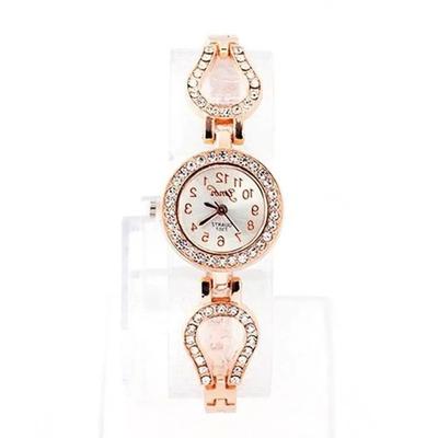 Wristwatch Fashion Chain Metal Steel Cubic Dress Metal Fancy Steel