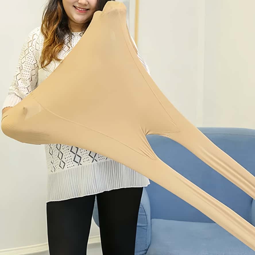 New Elastic Plus Size Oversized Woman 120D Stockings Pantyhose High Waist Thin Large Black 3Xxxl Thin Tights Spring Summer