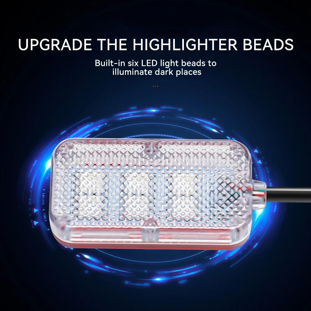 Car Ambient Mood Foot Light USB LED Car Backlight Atmosphere Light With Cigarette USB Lighter Lamp Strips Auto Accessories