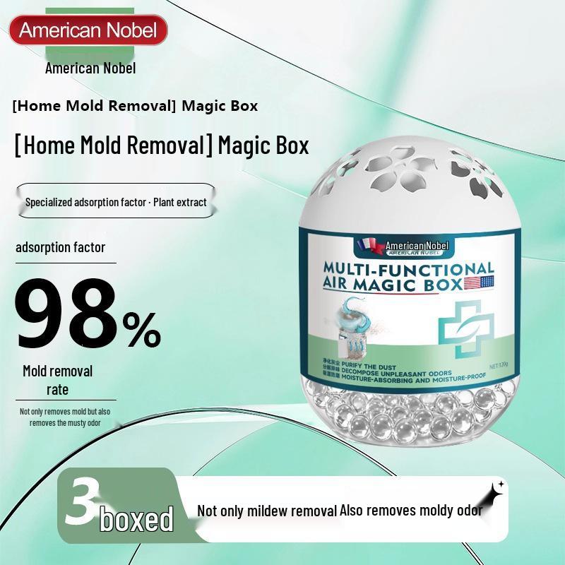 Mold Removal Magic Box: Powerful Household Deodorizing Air Purifier & Dehumidifying Mold Spot Remover for Walls & Ceilings