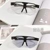 Folding color-changing large frame cycling sunglasses women's high-end sense day and night outdoor sports glasses windproof sunglasses men