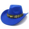 Classic Western Style Cowboy Hat Hard Styling Hat Can Be Worn In All Seasons Outdoor Cycling Travel Visor Versatile Top Hat