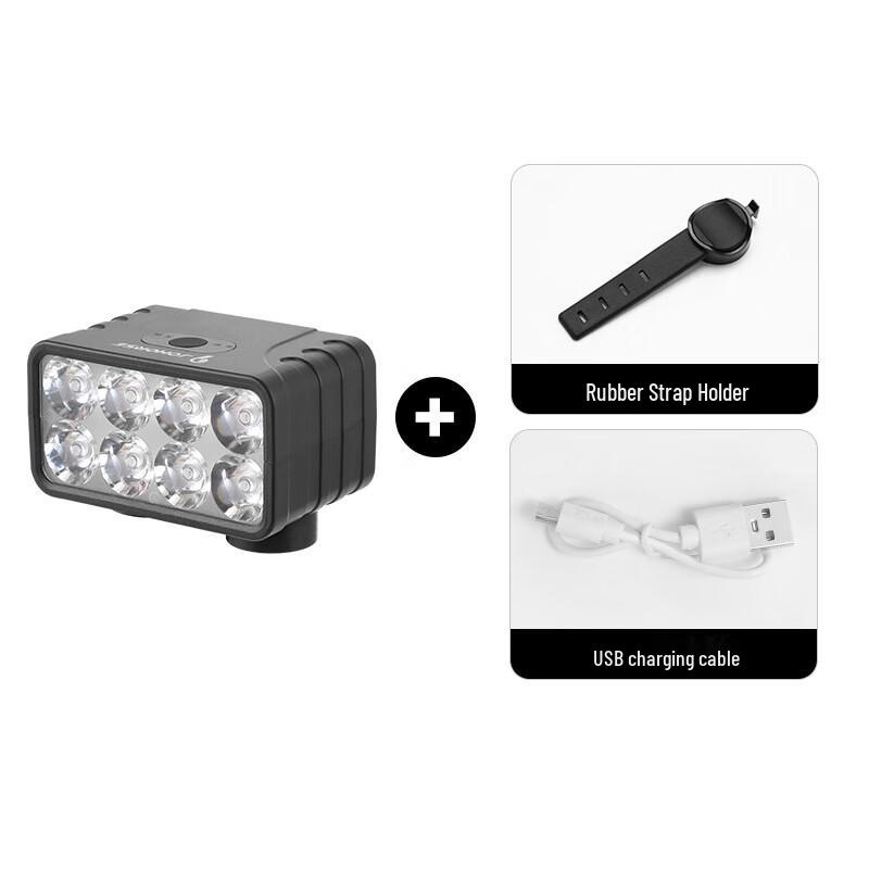 Li Shi 8-LED Bicycle Headlight with Horn