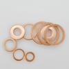 Solid Pure Copper Oil Plug Gasket M5 M6 M8 M10 M12 M14 M16 M18 M20 M22 M24 Motorcycle Oil Pan Flat Sealing Gasket O-ring Washer