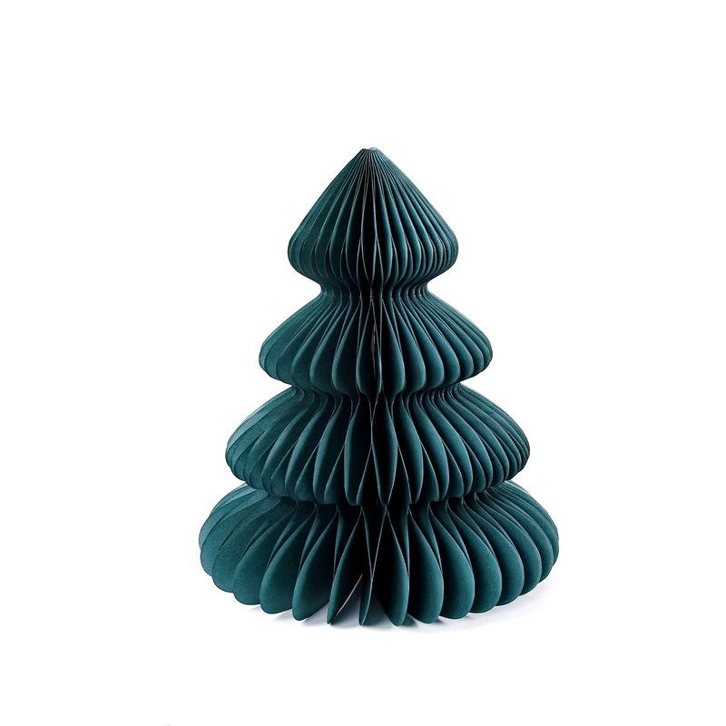 Origami Honeycomb Christmas Tree Tabletop Ornament for Home and Party Decor