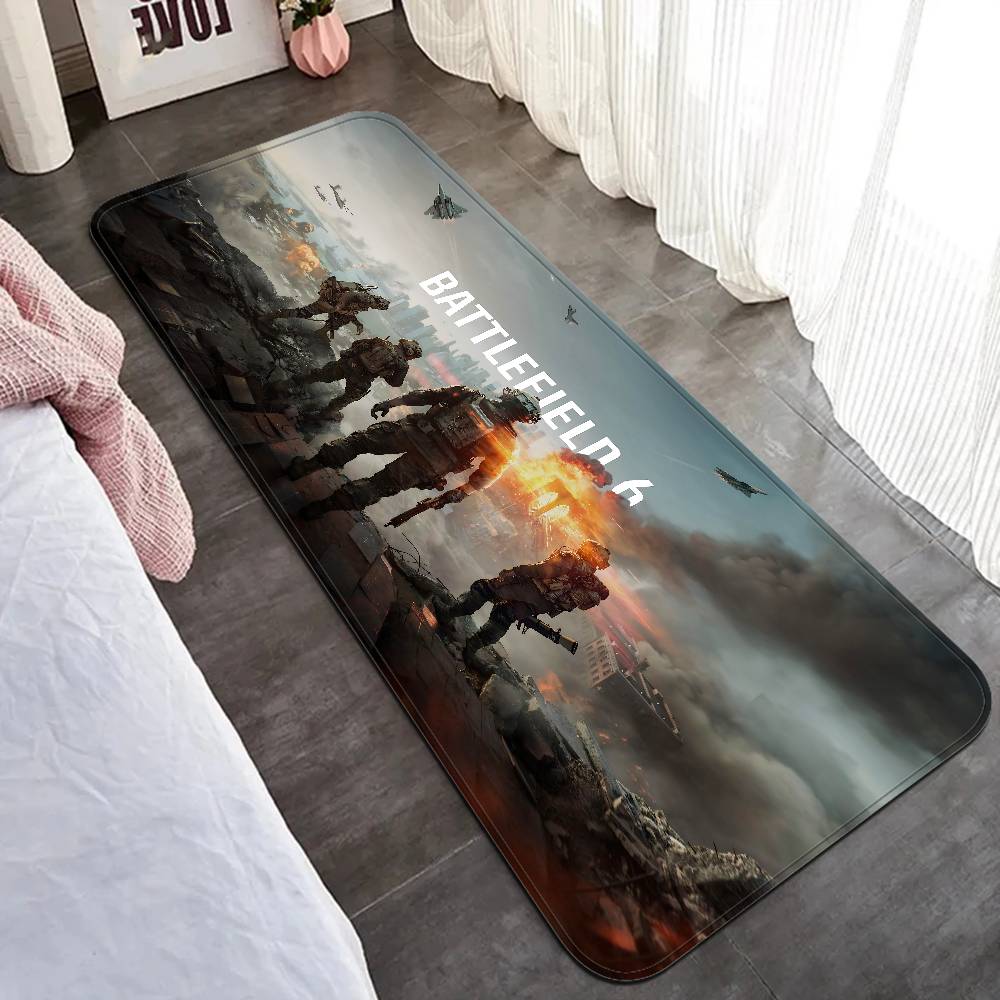 Tappeto per Corridoio Gioco Battlefield 6 Tappetino Antiscivolo per Lavanderia Decorazione Lavanderia Balcone Bambino Soggiorno Tappeto per WC