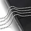 10m 304 Stainless Steel Bead Chain for Jewelry and Dog Tags