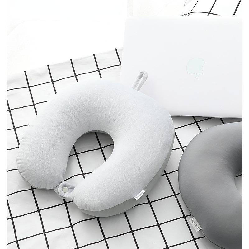 Ushaped Pillow Foam Particles Slow Rebound Filler Outdoor Travel Airplane Car Nap Neck Pillow Neck Pillow Home and Garden Pillow