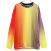 STUSSY Stussy Collaboration Gradation Long Sleeve T-shirt S Ron T Men's Used